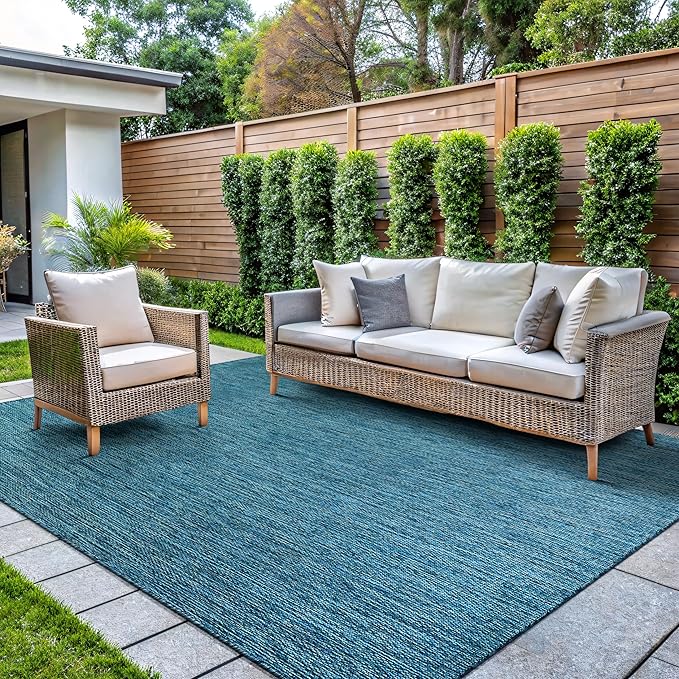 CAMILSON Outdoor Rug 6x9 Modern Area Rugs - Image 5