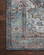 Loloi Margot Collection MAT-05 Ocean/Brick 3'-6" x 5'-6" Accent Rug feat. - Image 6
