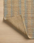 Loloi Chris Loves Julia Judy Collection JUD-04 Natural/Sky 9'-3" x 13' Area Rug - Image 7