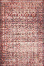 Loloi Loren Collection LQ-05 Eggplant/Crimson 2'-3" x 3'-9" Accent Rug by Loloi