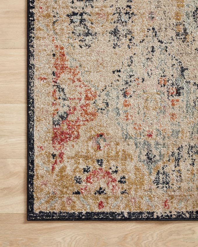 Loloi Jocelyn Collection JOC-07 Khaki/Multi 9'-6" x 12'-6" .38" Thick Area Rug - Image 6