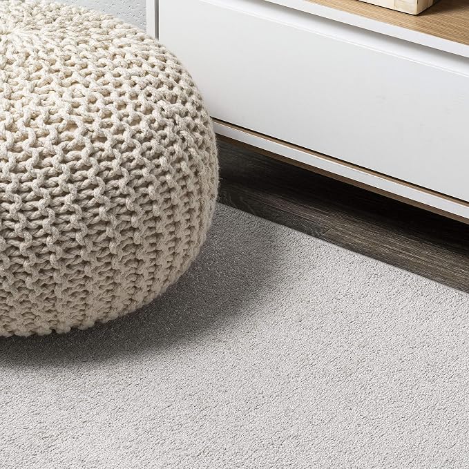Eyely UES100D-5R Supersoft Haze Solid Low-Pile Indoor Area Rug - Image 4