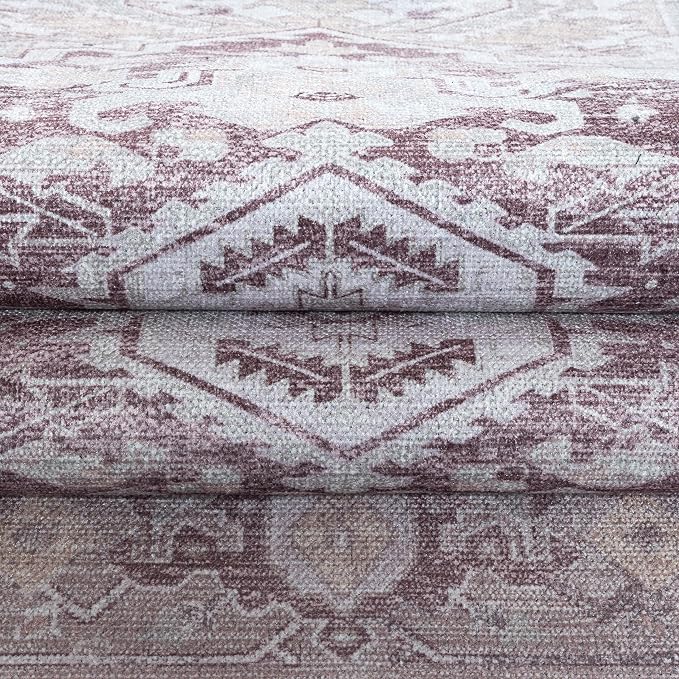 Washable Area Rug. Modern Farmhouse. Vintage. Turkish. Bohemian. Distressed. - Image 8