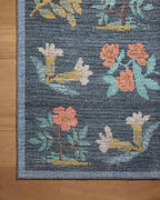 Loloi Rifle Paper Co. Rosa Collection RSA-03 Navy 2'-3" x 3'-9" Accent Rug - Image 4