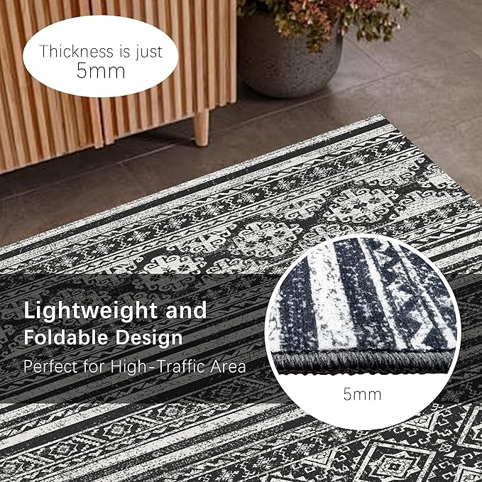 RUGSURE Washable Area Rugs 3' x 5 ' - Image 5