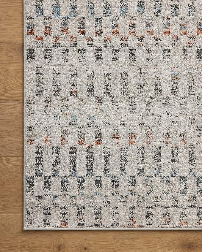 Loloi Kamala Collection KAM-05 Grey/Multi 6'-7" x 9'-6" Area Rug - Image 5
