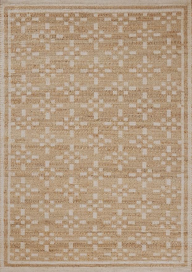Loloi Chris Loves Julia Judy Collection JUD-07 Natural/Ivory 2'-6" x 7'-6" - Image 4