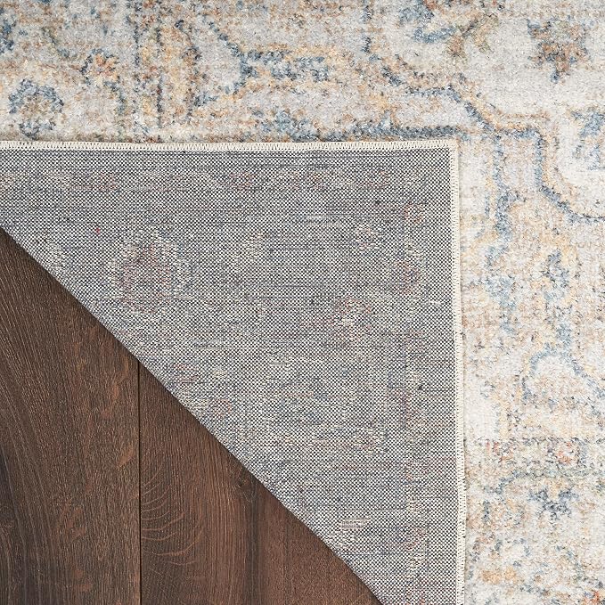Nourison Home Astra Machine Washable Traditional Grey/Multi 4' x 6' Area Rug - Image 8