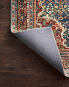 Loloi Layla Collection LAY-09 Cobalt Blue/Spice 2'-6" x 12'-0" .13" Thick - Image 6