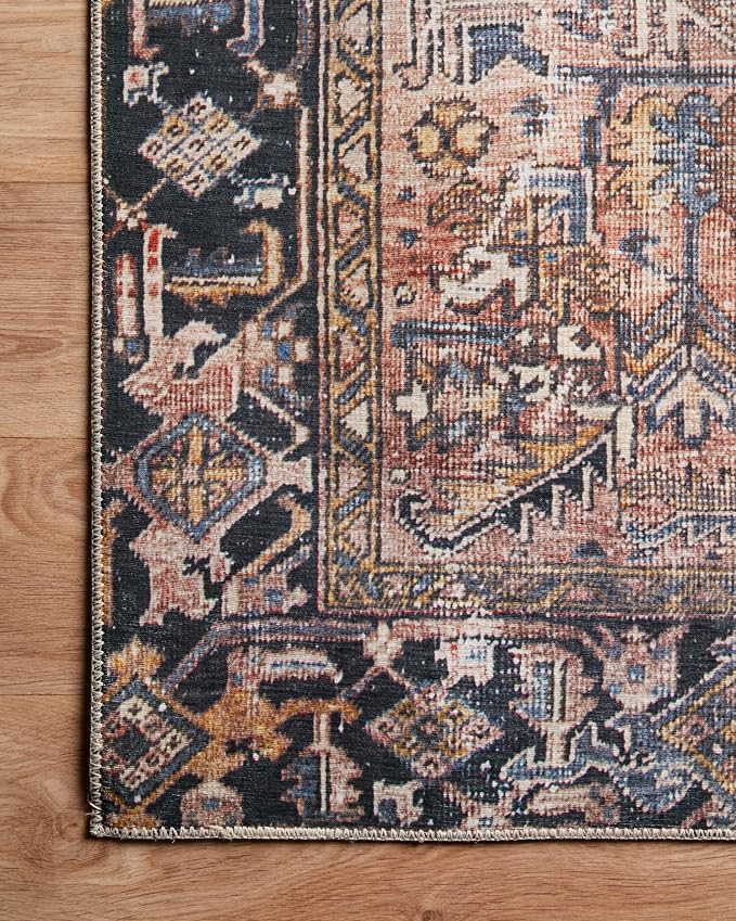 Loloi Chris Loves Julia Jules Collection JUL-02 Terracotta/Multi 7'-6'' x 9'-6'' - Image 8
