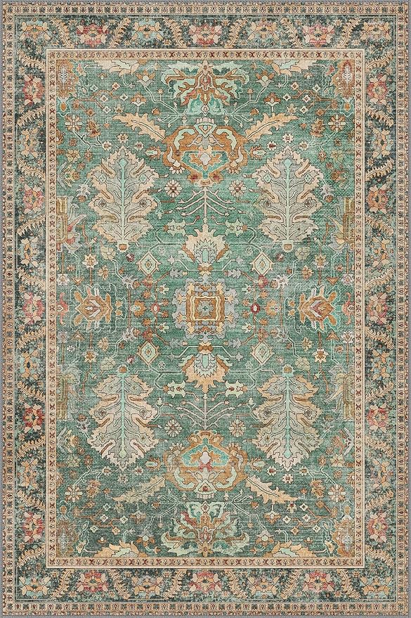 Bavni Entryway Rug, 2x3 Washable Rug Ultra-Thin Low Pile, Non-Slip Small Rugs - Image 6