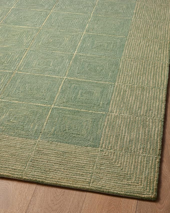 Loloi Chris Loves Julia Francis Collection FRA-02 Green/Natural 2'-0" x 5'-0" - Image 10