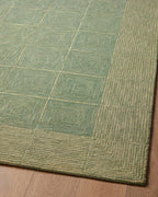 Loloi Chris Loves Julia Francis Collection FRA-02 Green/Natural 2'-0" x 5'-0" - Image 10