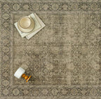 Light Brown 3x8 Vintage Area Rug Hallway Indoor Kitchen Washable Living Room - Image 6