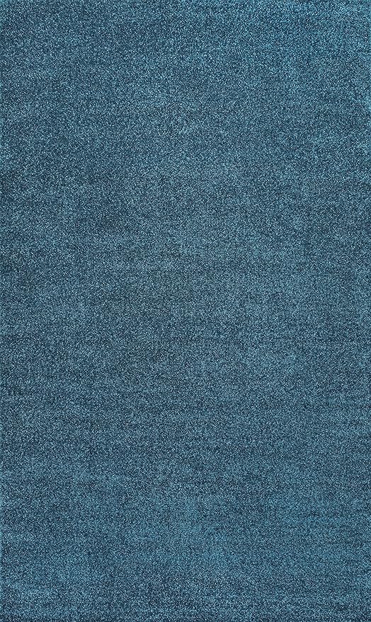 JONATHAN Y Haze Solid Low-Pile Turquoise Indoor Area Rug 12x15, Minimalist - Image 9