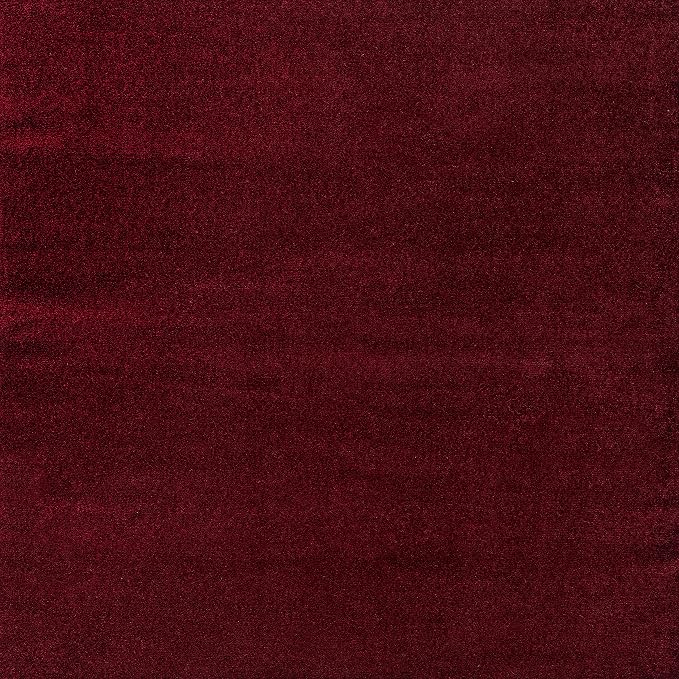 Eyely UES100Q-6SQ Supersoft Haze Solid Low-Pile Indoor Area Rug, Minimalist - Image 2