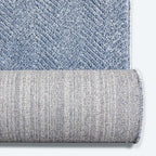 Well Woven Custom Size Hallway & Stair Runner- Harlow Pompeii Light Blue 27 - Image 5