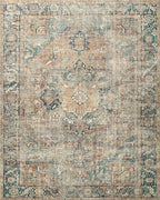 Loloi Margot Collection MAT-02 Terracotta/Lagoon 3'-6" x 5'-6" Accent Rug feat. - Image 3