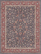 Well Woven Asha Rome Navy Blue Red 7'7" x 9'10" Area Rug - Image 2