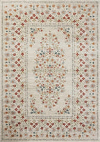 Loloi Rifle Paper Co. Laurel Collection LAU-02 Linen 3'-11" x 5'-7" Accent Rug - Image 3