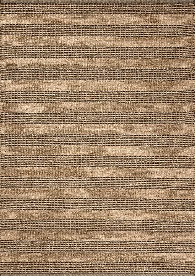 Loloi Chris Loves Julia Judy Collection JUD-06 Natural/Chocolate 2'-6" x 7'-6" - Image 2