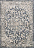Loloi Teagan Collection TEA-01 Denim/Mist 9'-9" x 13'-6" Area Rug, Soft Neutral - Image 5
