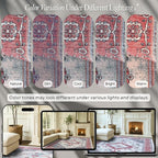 Fame Rugs Turkish Rug. Washable Vintage Oriental Antique Inspired Traditional - Image 4
