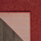 Nourison Home Nourison Essentials Brick Red 5' x Square Area Rug - Image 5