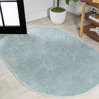 Eyely UES100S-4OV Supersoft Haze Solid Low-Pile Indoor Area Rug by eyely