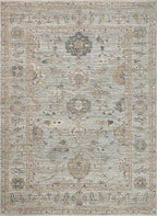 Loloi Magnolia Home by Joanna Gaines Millie Collection MIE-02 Sky/Gold 2'-7" x - Image 2