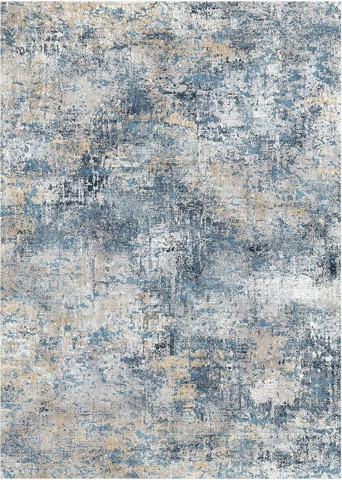 GENIMO Washable Area Rugs for Living Room, 8x10 Modern Non Slip Rugs, Low Pile - Image 3