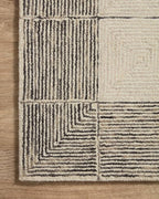Loloi Chris Loves Julia Francis Collection FRA-02 Cream/Black 2'-6" x 7'-6" - Image 7
