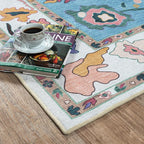 Fame Living Colorful Oushak Rug, Area Rugs - Image 8