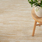 Nourison Home Nourison Essentials Ivory Gold 4' x Round Area Rug - Image 6