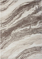 LUXE WEAVERS Lagos Collection 7983 Brown 8x10 Art Deco Geometric Area Rug - Image 2
