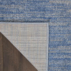 Nourison Home Nourison Essentials Blue Grey 2'2" x 12' Area Rug - Image 8