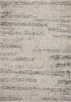 Loloi Darby Collection DAR-02 Oatmeal/Charcoal 6'-7" x 9'-3" Area Rug - Image 3