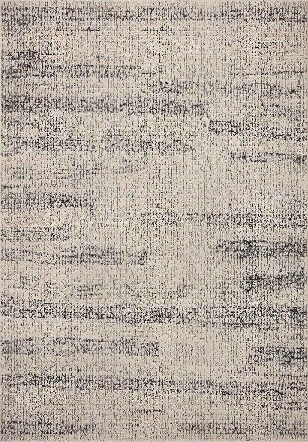 Loloi Darby Collection DAR-02 Oatmeal/Charcoal 11'-6" x 15' Area Rug - Image 2