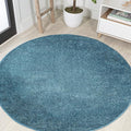 Eyely UES100H-6R Supersoft Haze Solid Low-Pile Indoor Area Rug, Minimalist by eyely