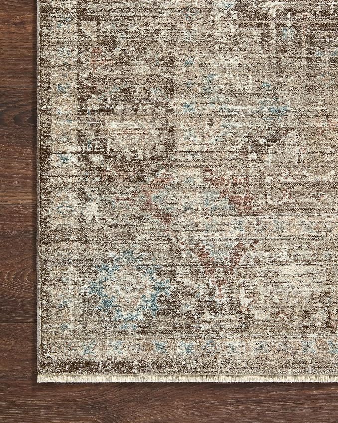 Loloi Magnolia Home by Joanna Gaines Millie Collection MIE-03 Charcoal/Dove - Image 6