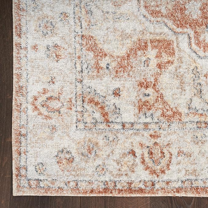 Nourison Home Astra Machine Washable Gold Multicolor 5'3" x 7' Area Rug - Image 6