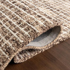 Rugs USA Melrose Brown/Ivory, Wool & Cotton, Soft and Gentle, High Traffic - Image 7