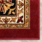 Well Woven Barclay Collection Medallion Kashan Red 6x9 Area Rug - Image 4