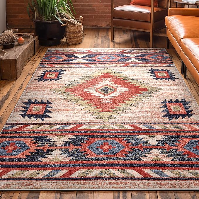 Well Woven Lizette Cream Traditional Medallion Area Rug 9x13 by WellWovenRugs