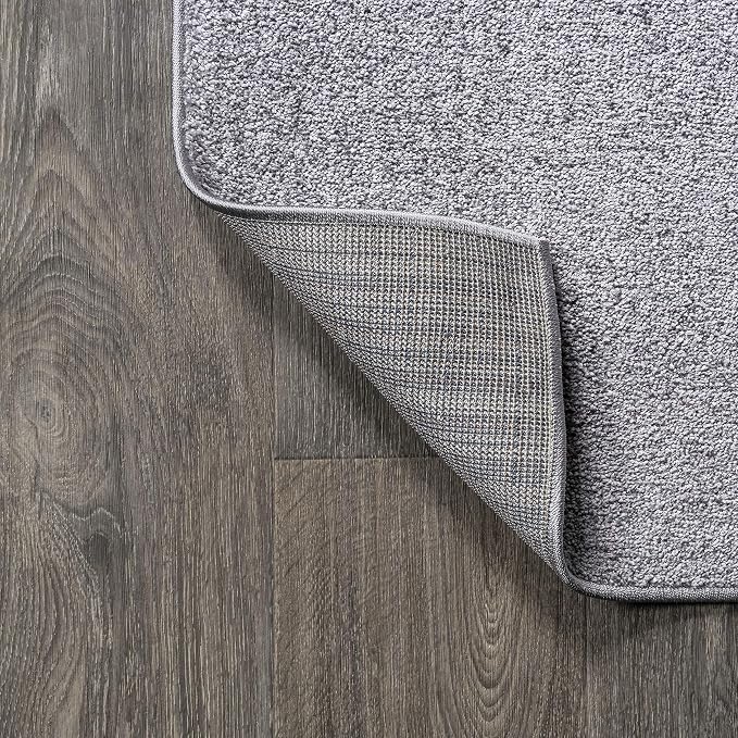 Eyely UES100A-216 Supersoft Haze Solid Low-Pile Indoor Runner Rug, Minimalist - Image 4