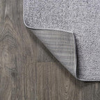 Eyely UES100A-216 Supersoft Haze Solid Low-Pile Indoor Runner Rug, Minimalist - Image 4
