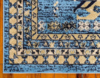 Unique Loom Taftan Collection Border Geometric Tribal Inspired Design Area Rug - Image 9