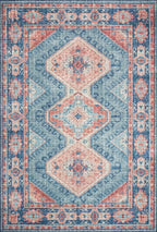 Loloi II Skye Collection SKY-03 Turquoise/Terracotta 2'-3" x 3'-9" Accent Rug - Image 2