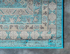 Unique Loom Taftan Collection Border Geometric Tribal Inspired Design Area Rug - Image 9