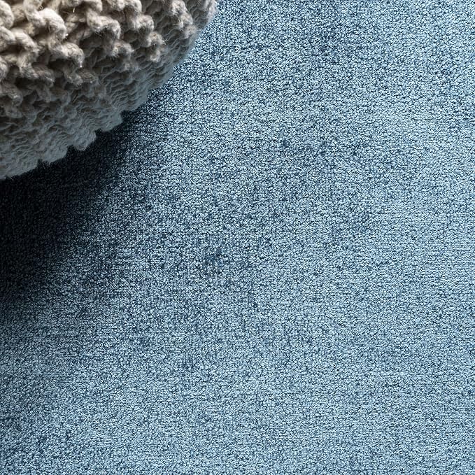 Eyely UES100H-210 Supersoft Haze Solid Low-Pile Indoor Runner Rug - Image 3
